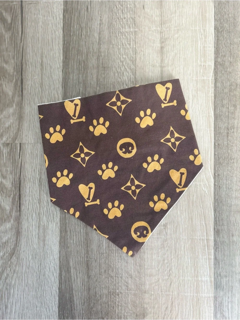 LV Reversible Dog Bandana